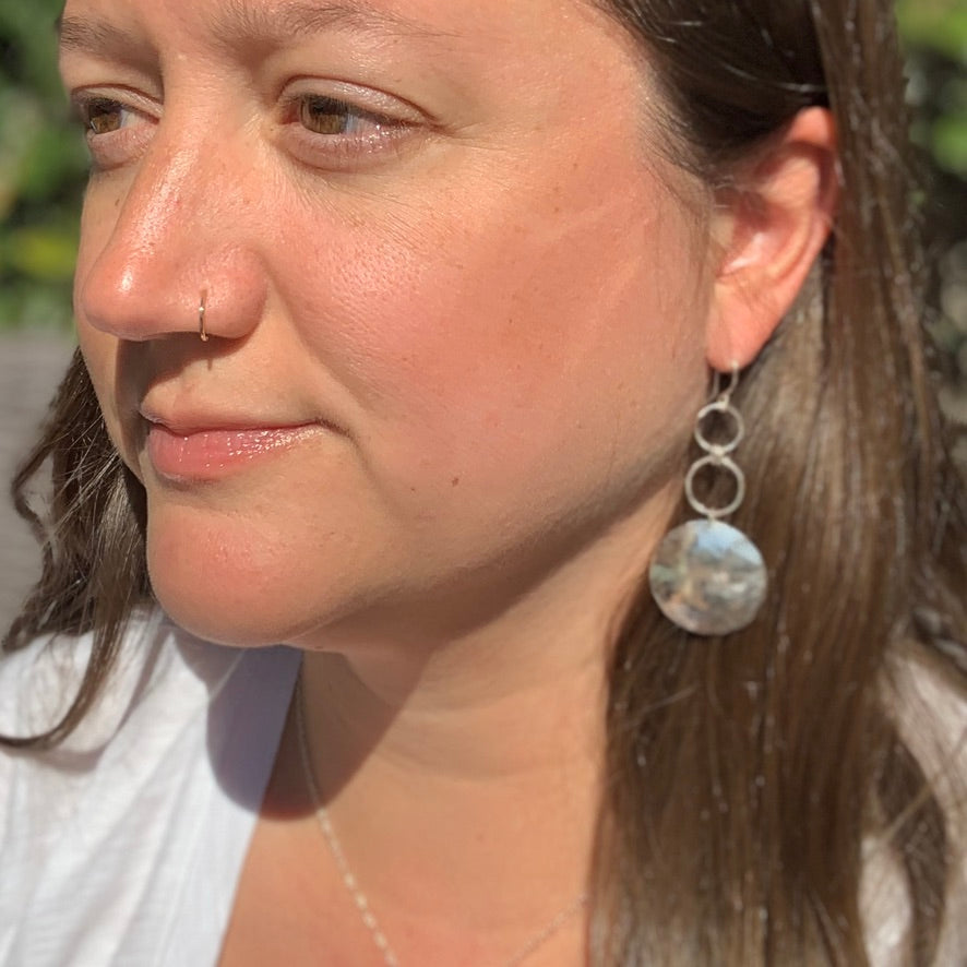 Full Moon Chandelier Earrings-1