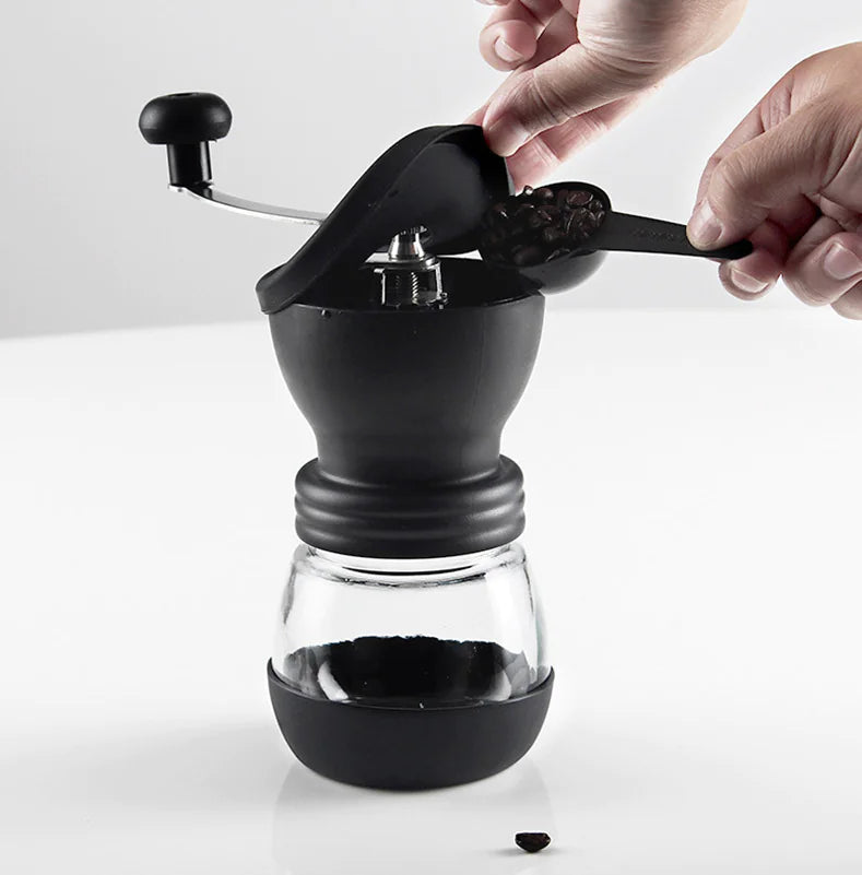 Sleek Stainless Steel Coffee Grinder