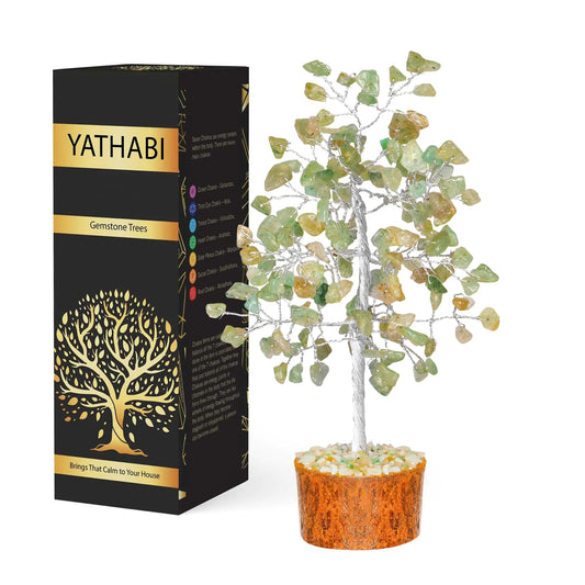 YATHABI Jade Tree Decor - Jade Stone Bonsai Tree