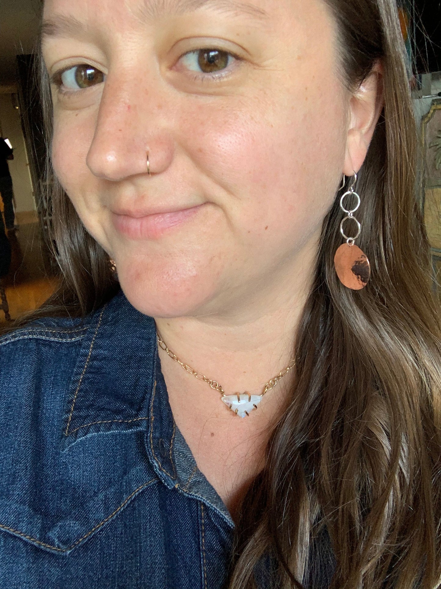 Full Moon Chandelier Earrings-4
