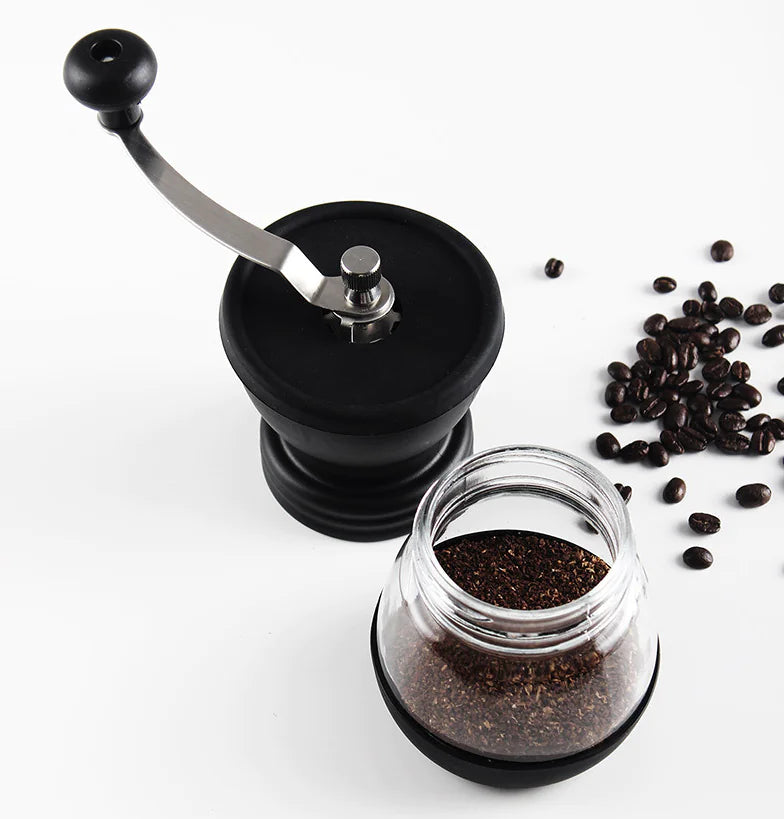 Sleek Stainless Steel Coffee Grinder