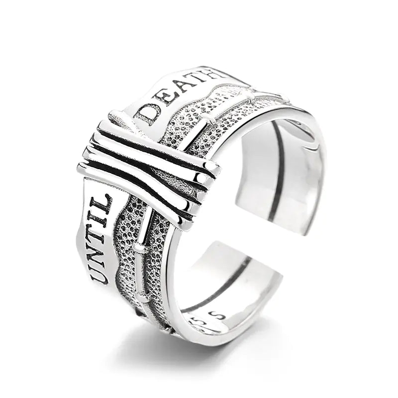 S925 Silver Antique-Style Ring