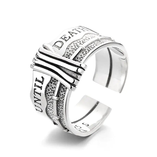 S925 Silver Antique-Style Ring