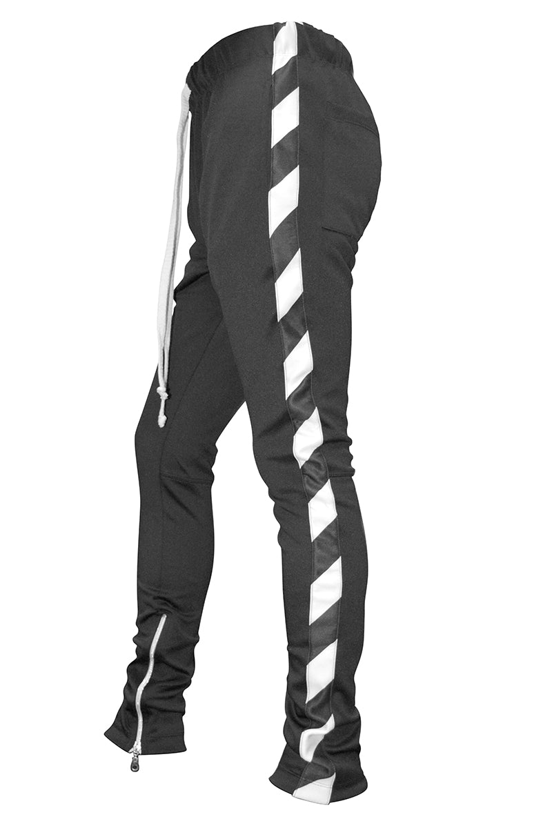 DIAGONAL TRACK PANTS-3