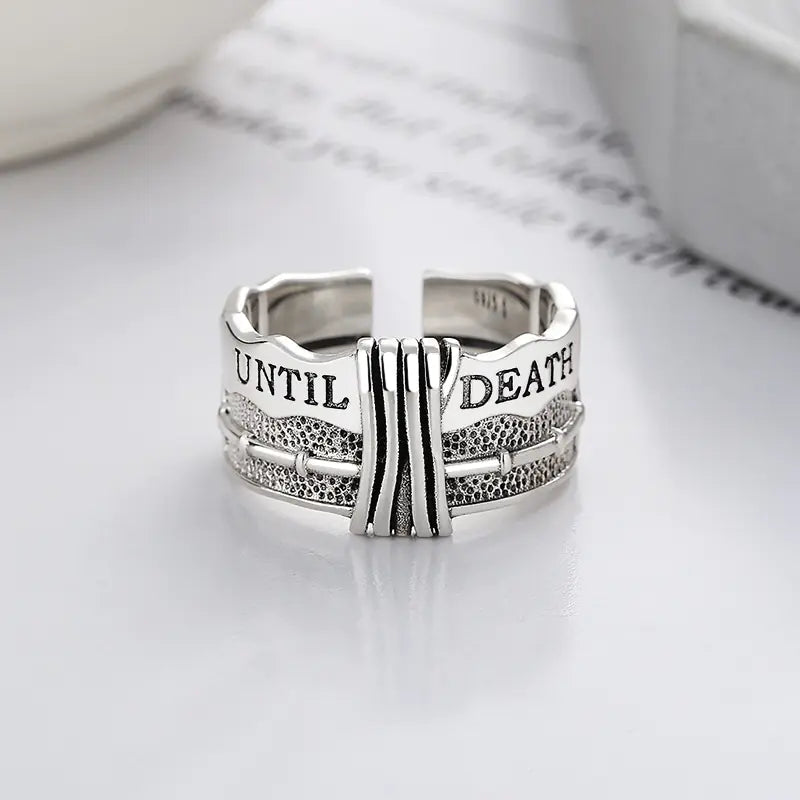 S925 Silver Antique-Style Ring